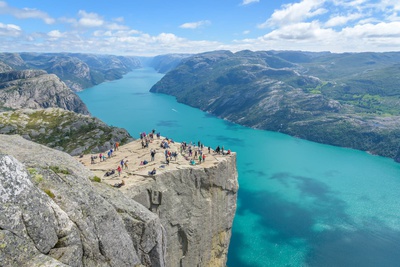 Trekking au Rocher Preikestolen