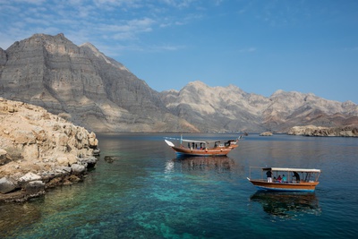 Croisière en Dhow et rencontre avec les dauphins dans le fjord de Khor Sham