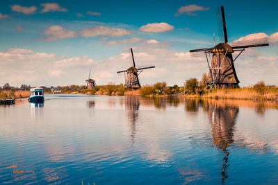 Tour de Kinderdijk et les moulins Delfshavende, Rotterdam et Delft