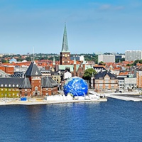 Excursion à pied dans la vieille ville d'Aarhus