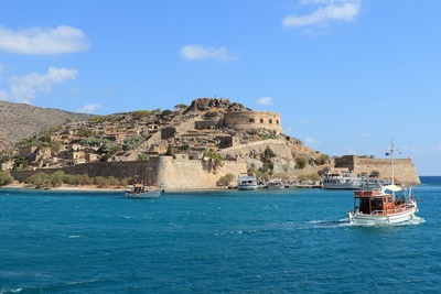 Visite de la ville d'Agios Nikolaos et de l'île de Spinalonga